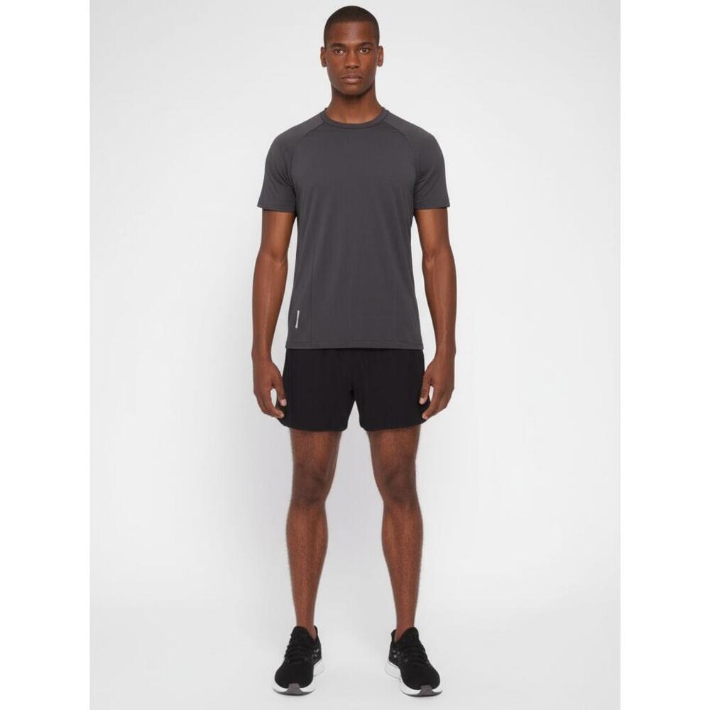 ALPHALETE T-Shirt Mens Size M Dark Grey Performance Crew Neck Athletic